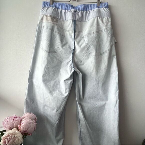 NWOT Acne Studios PRINTED TROUSERS in Light blue - Picture 13 of 16